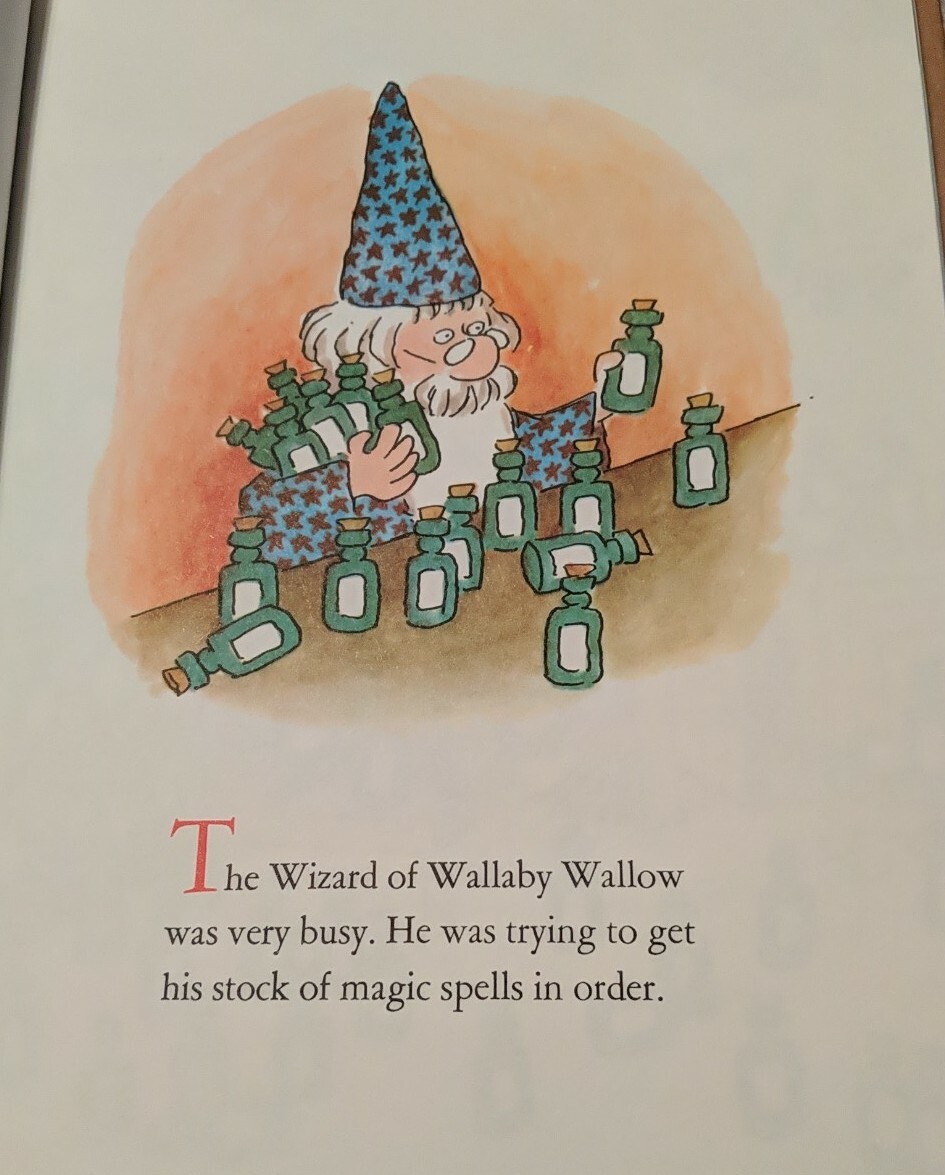 1971 THE WIZARD OF WALLABY WALLOW Rare Vintage Children’s 1970s Collectible
