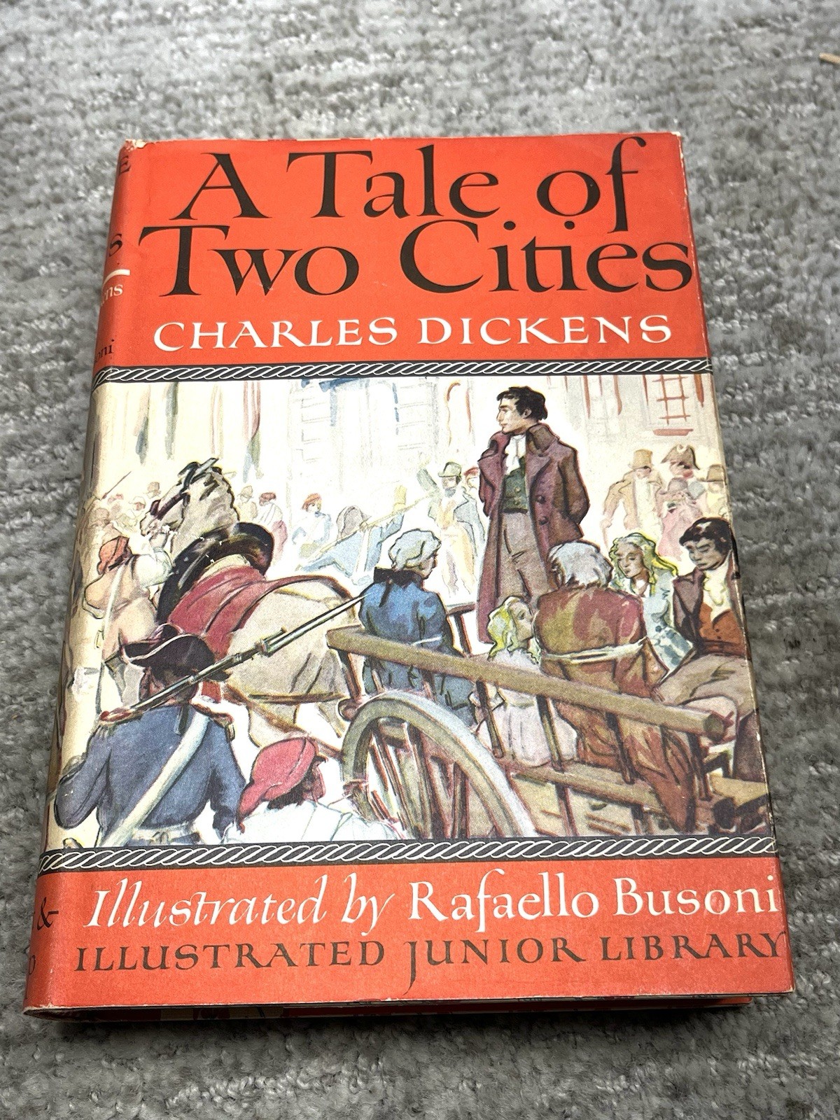A TALE OF TWO CITIES Charles Dickens Illustrated by Rafaello Busoni Vintage 1948
