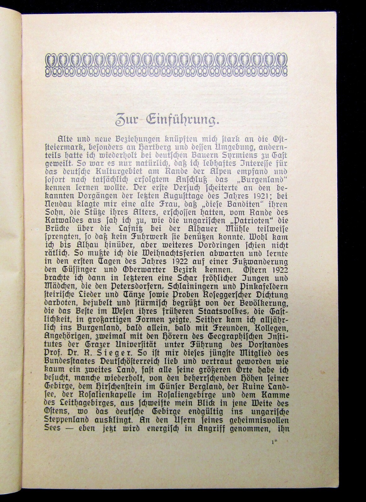 Hoffer Das Burgenland Ein Wegweiser zu seinen Schönheiten für Freunde 1926