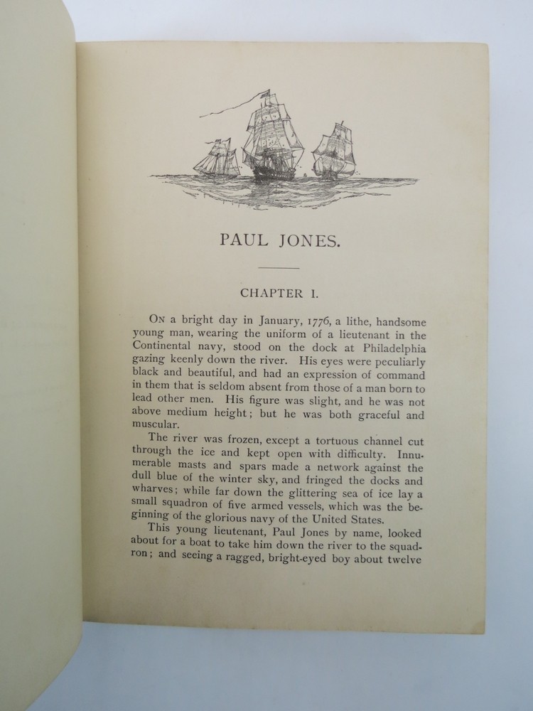 PAUL JONES (FINE DECORATIVE BINDING) by Molly Elliot Seawell 1896