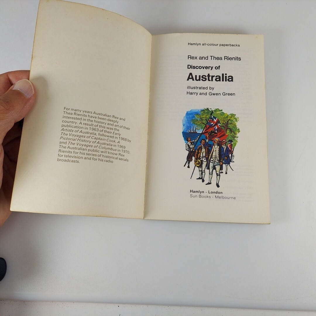 Discovery Of Australia Rex & Thea Rienits Hamlyn All-Colour Paperbacks 1969
