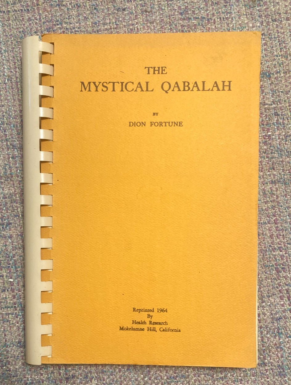 1964 book The Mystical Qaballah by Dion Fortune – tree of life, Sephirah .. more