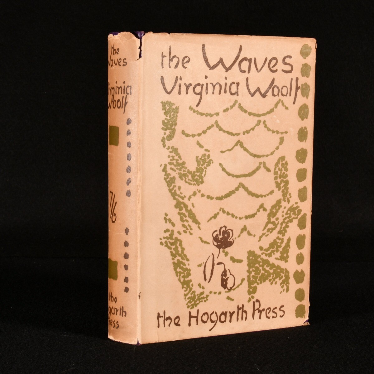 1931 The Waves Virginia Woolf Vanessa Bell Dust Wrapper Hogarth Press First E…