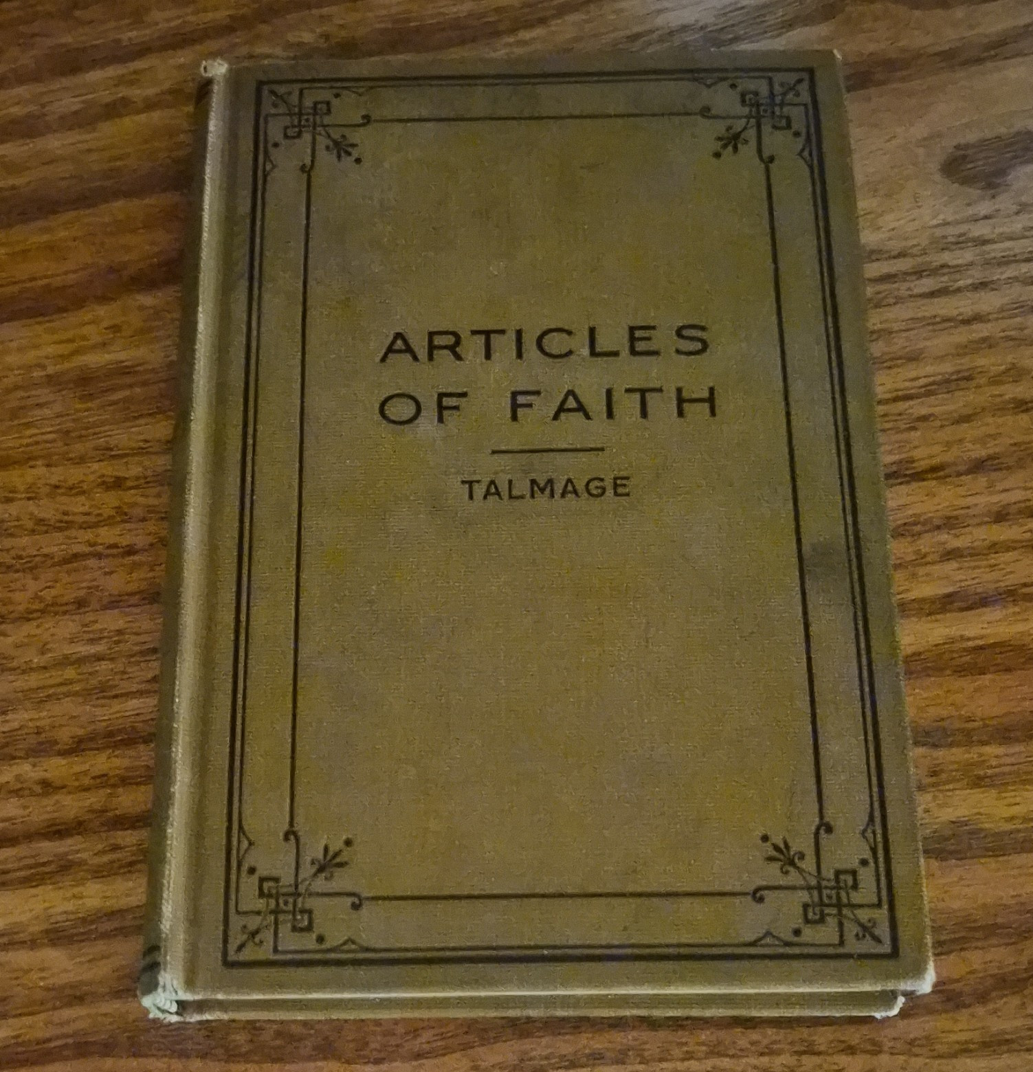 James E. Talmage Articles of Faith Signed 15th Ed HC LDS Salt Lake City 1925