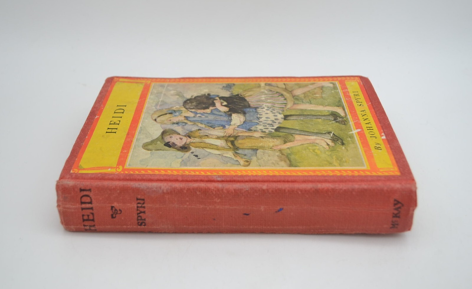 Heidi, Hardcover, 1923, David McKay Company, Newberry Classics by Johanna Spyri,