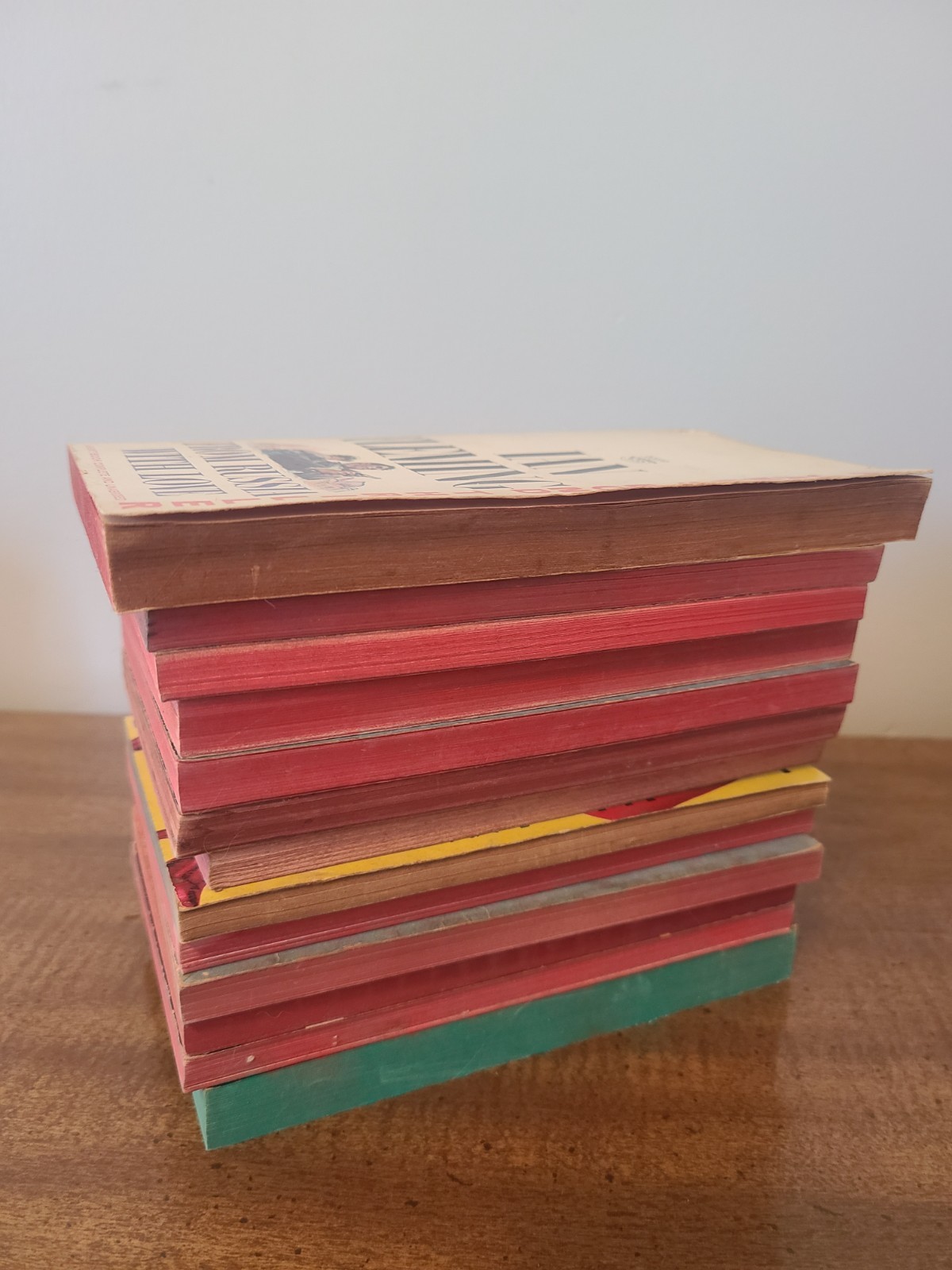 Lot of 13 Vintage Mystery Soft Cover Books 1940’s-1950’s in Fair Condition