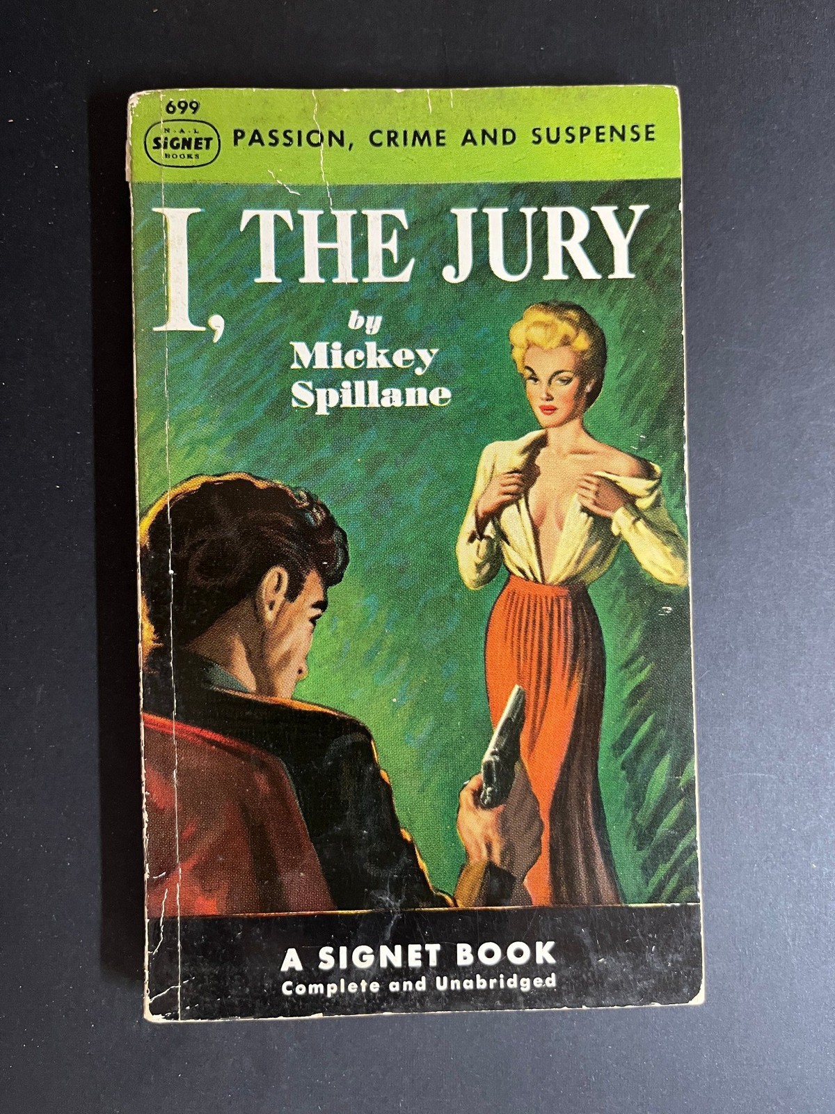 1951 I. The Jury by Mickey Spillane Mass Market Paperback Signet Books