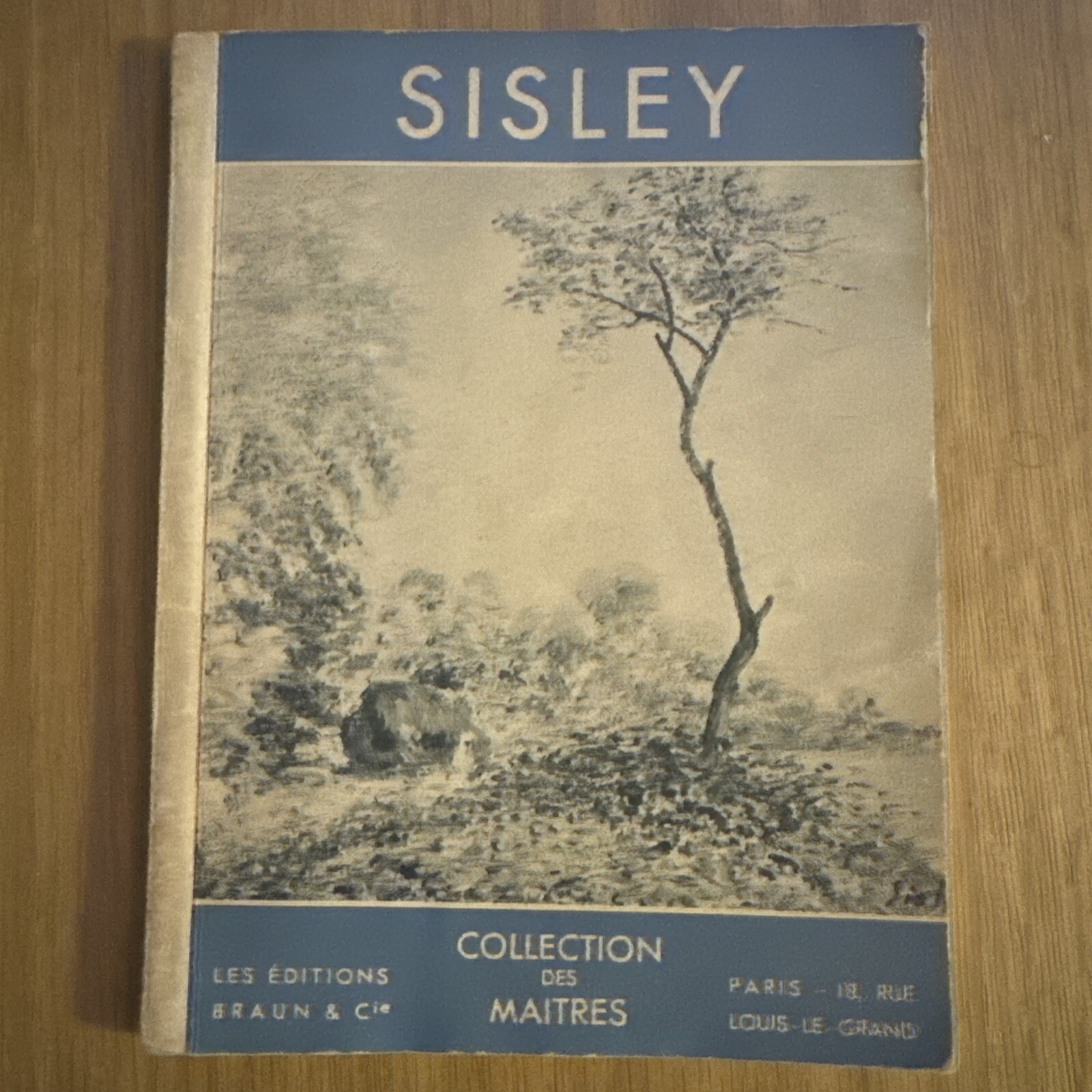 Vtg 1950’s Braun & Cie Collection des Maitres Art History Booklet Sisley Fr/Eng
