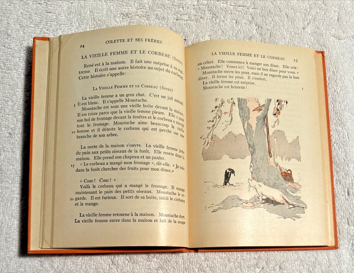 Colette et ses Freres Josette Spink and Violet Mills 1926 Hardcover No Writing