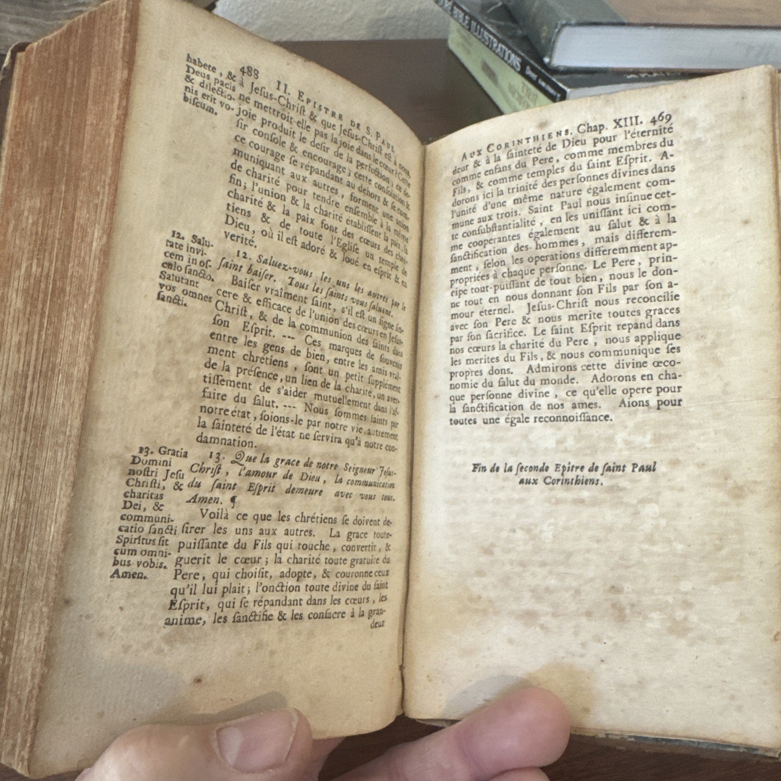 5 Religious Books 1700s. Rare, Collectibles . Incl 1727 Bible