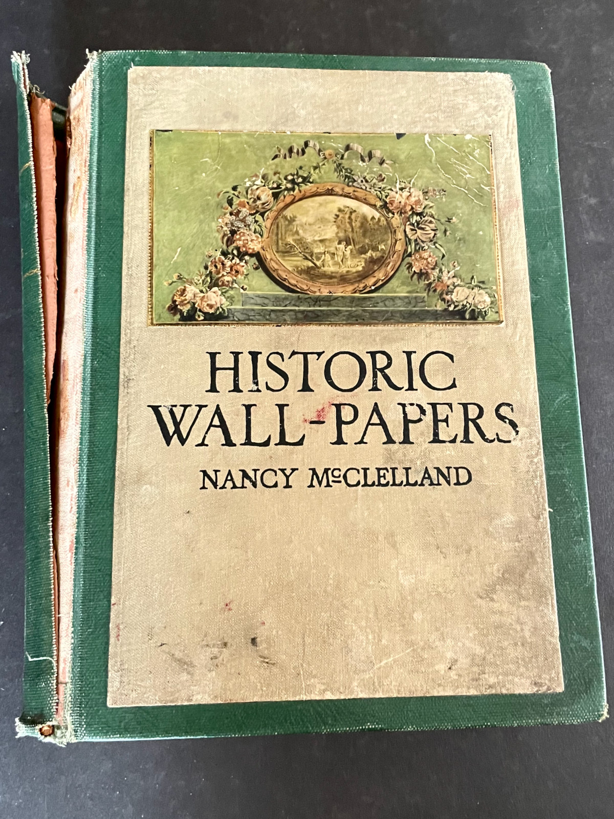 Historic Wall-Papers Nancy McClelland 1924 HC Oversized Ex-Library acceptable