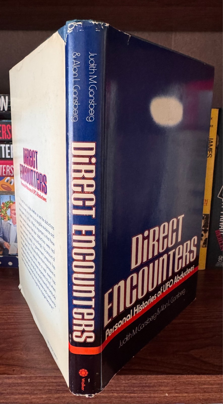 Direct Encounters UFO Abductees Judith & Alan Gansberg HC/DJ 1980 1st US Editio