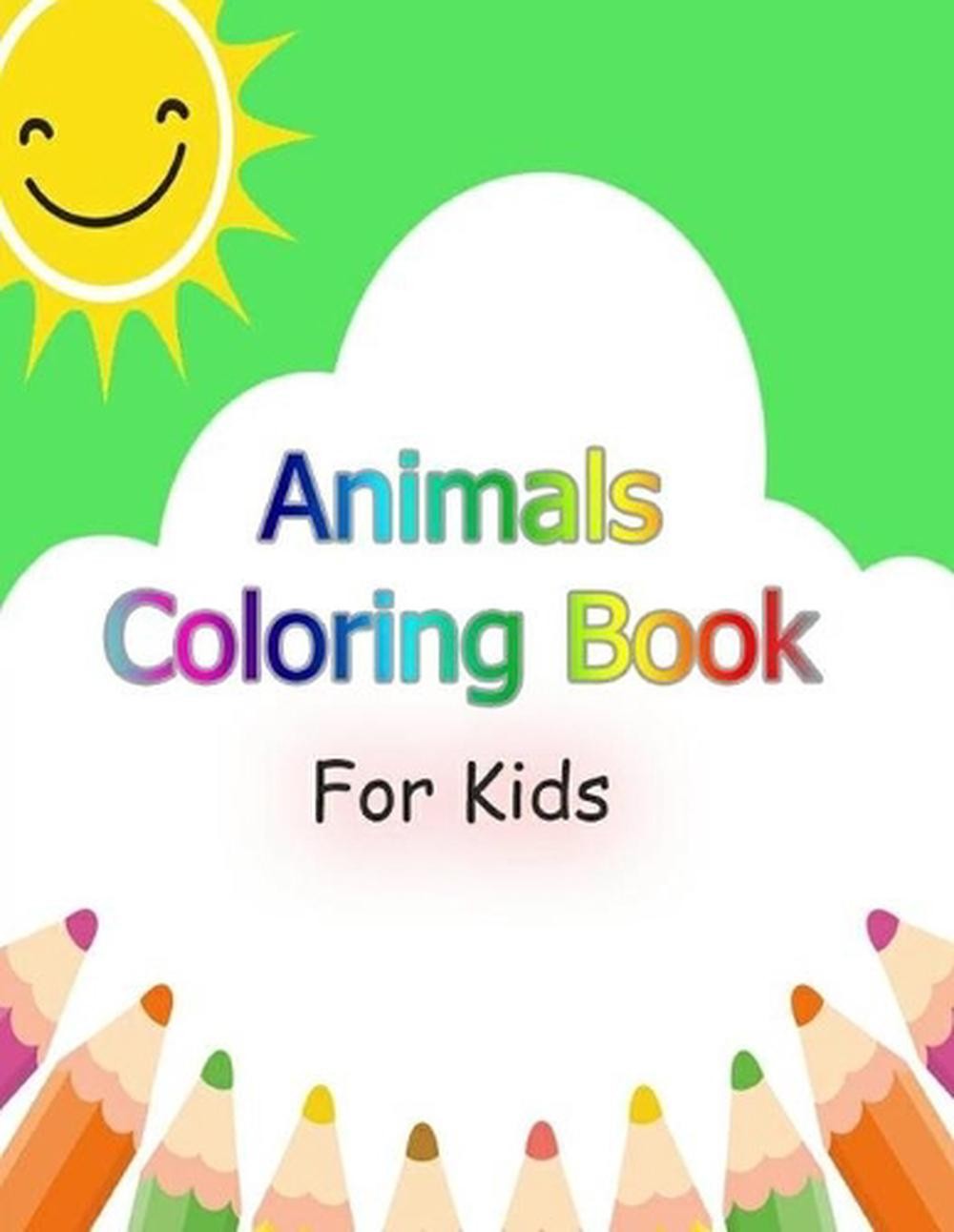 Animals coloring book for kids: 8.5×11 inches 30 pages by Bms Khadi (English) Pa