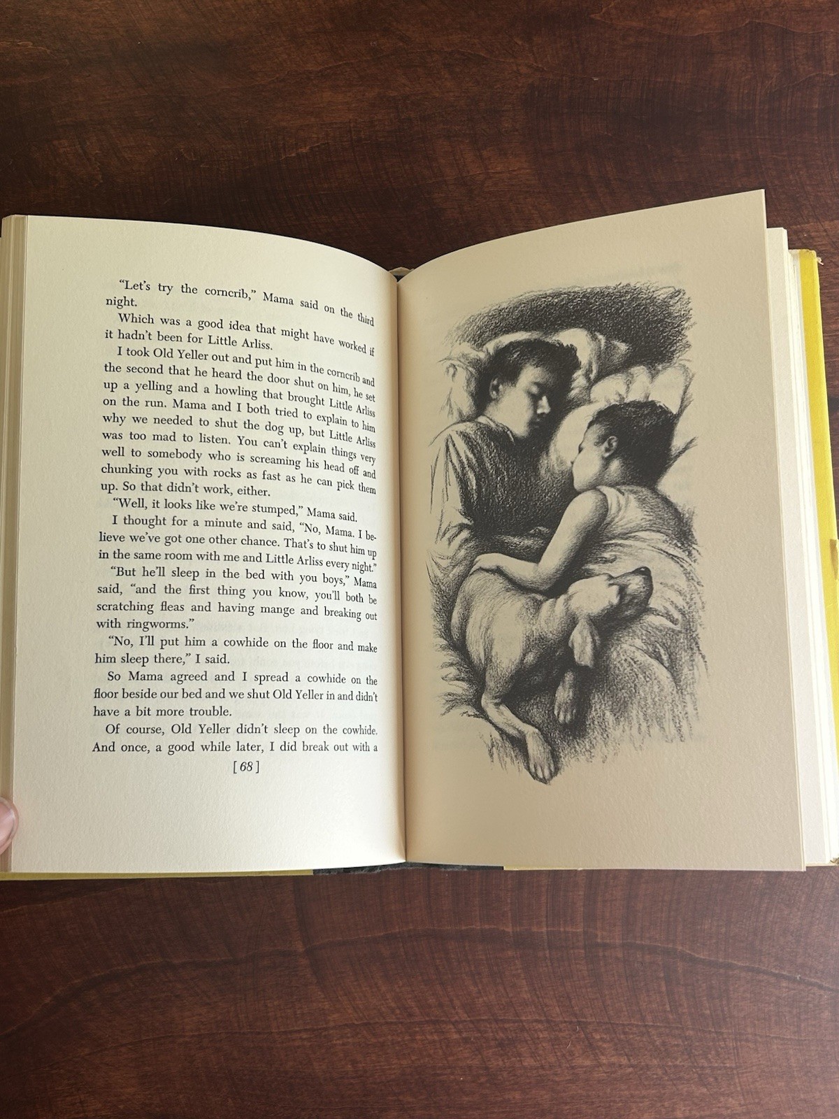 Old Yeller by Fred Gipson (1956) 1ST EDITION Hardcover Book W Yellow Dust Jacket