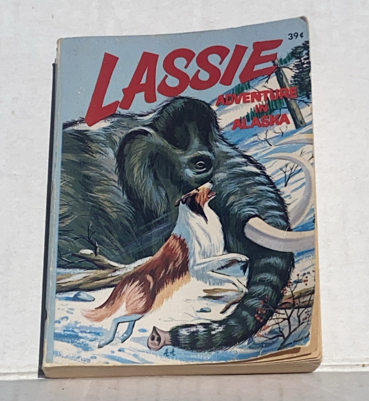 VTG Lassie Adventure In Alaska 1967 George Elrick A Big Little Book 5754 SC