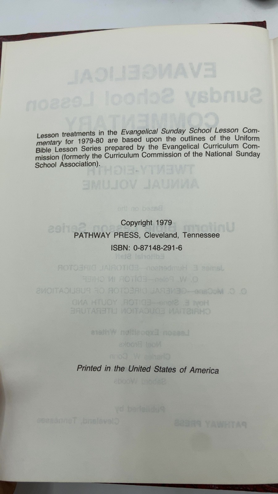Evangelical Sunday School Lesson Commentary: Twenty-Eighth Annual Volume Jame…