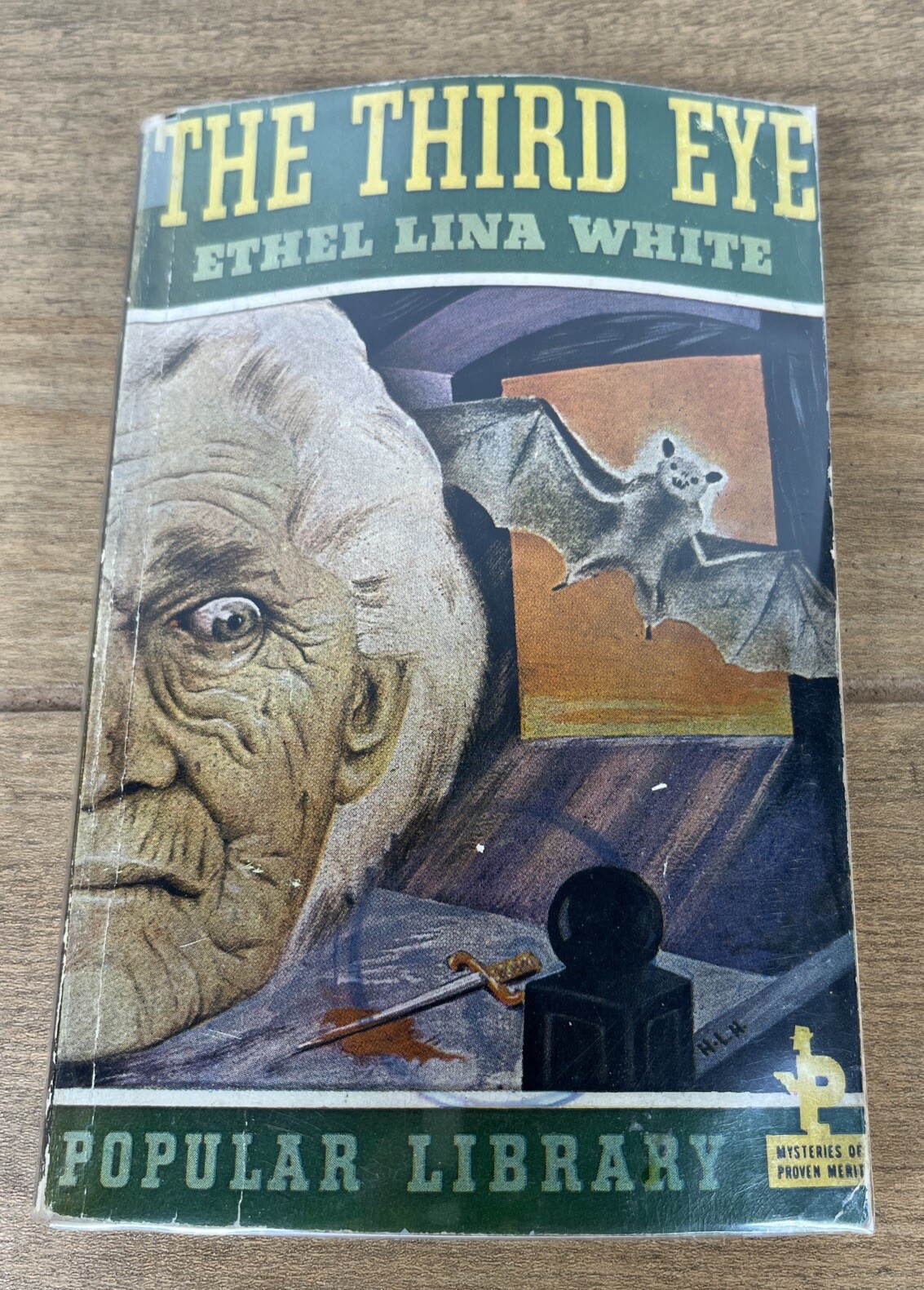 Crime Vintage PB The Third Eye by Ethel Lina White Popular Library 15, 1944