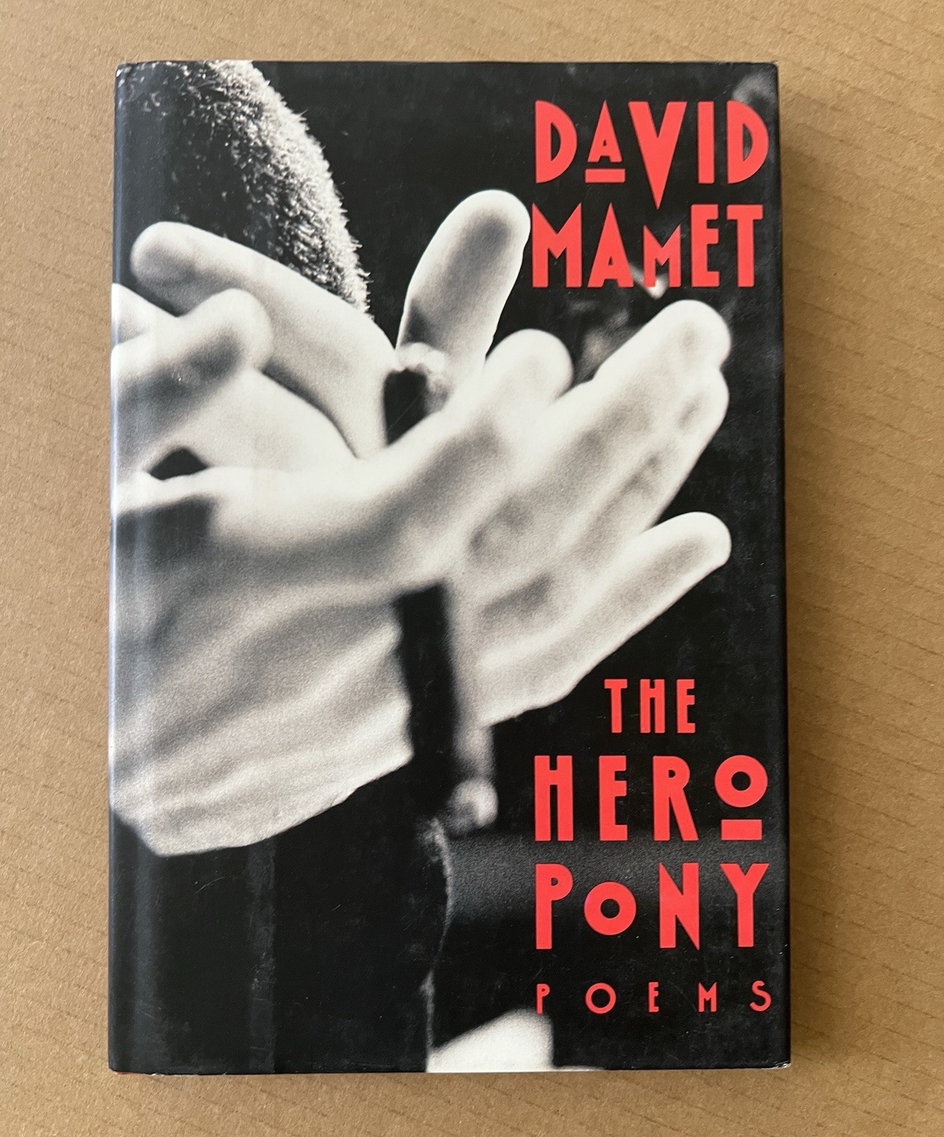 The Hero Pony – David Mamet – First Edition 1990 Hardcover Poetry