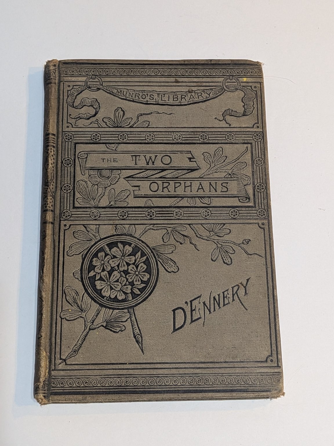 The Two Orphans E.G. Walraven 1870s Munro’s Library Antique Novel