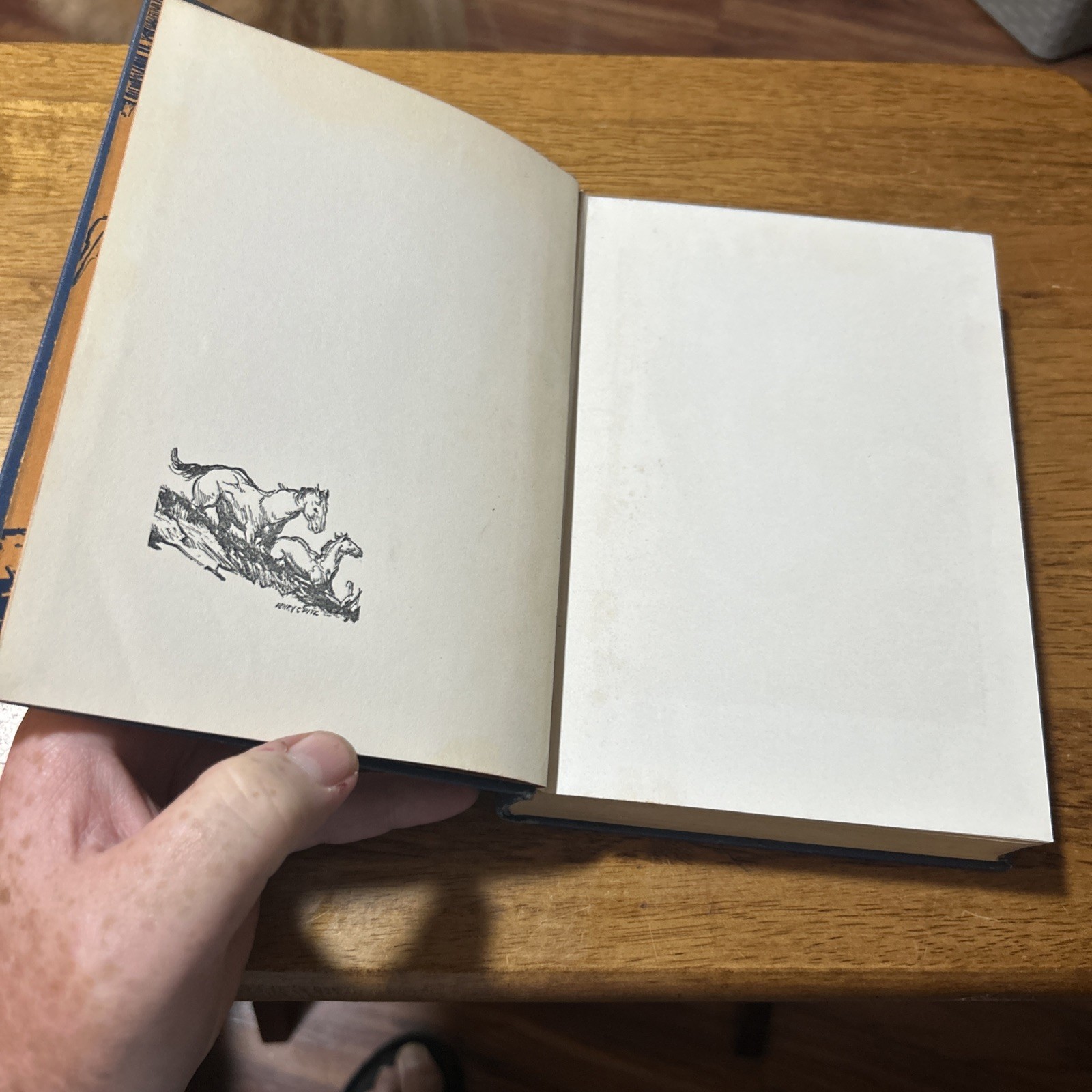 1939 „Give A Man A Horse“ By Charles J. Finger 1st Edition & Printing HB VG