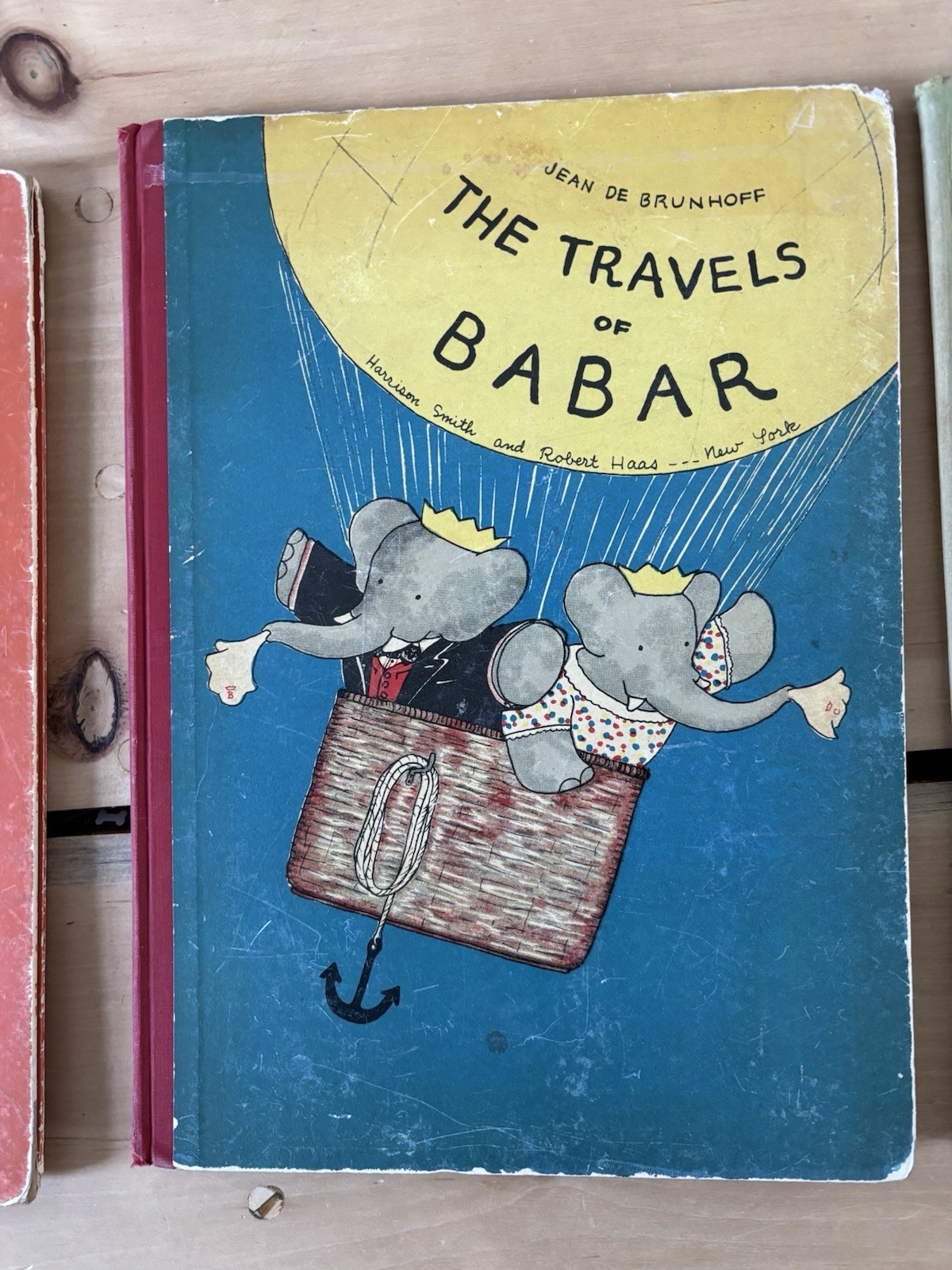 BABAR – Lot of 4 First Editions – Jean De Brunhoff – 1930s And 40, Random House