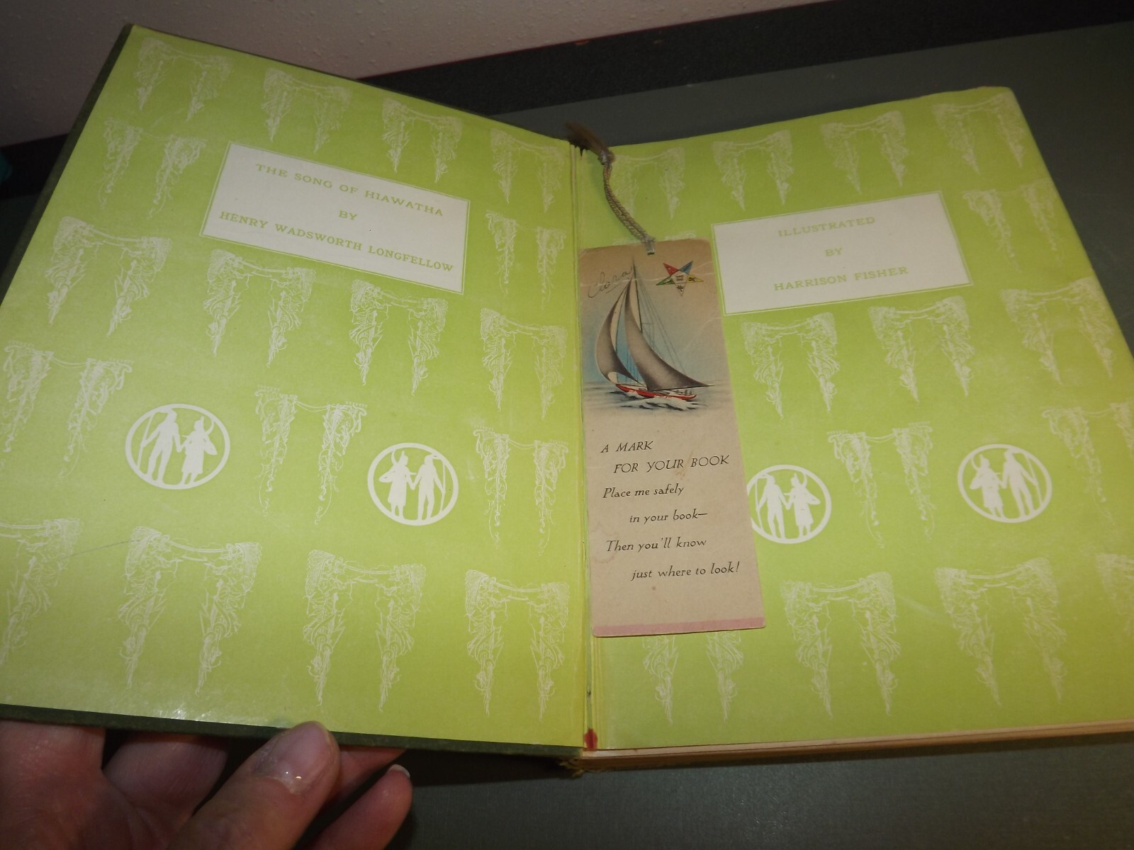 1906 Song of Hiawatha by Longfellow, Harrison Fisher illustrations