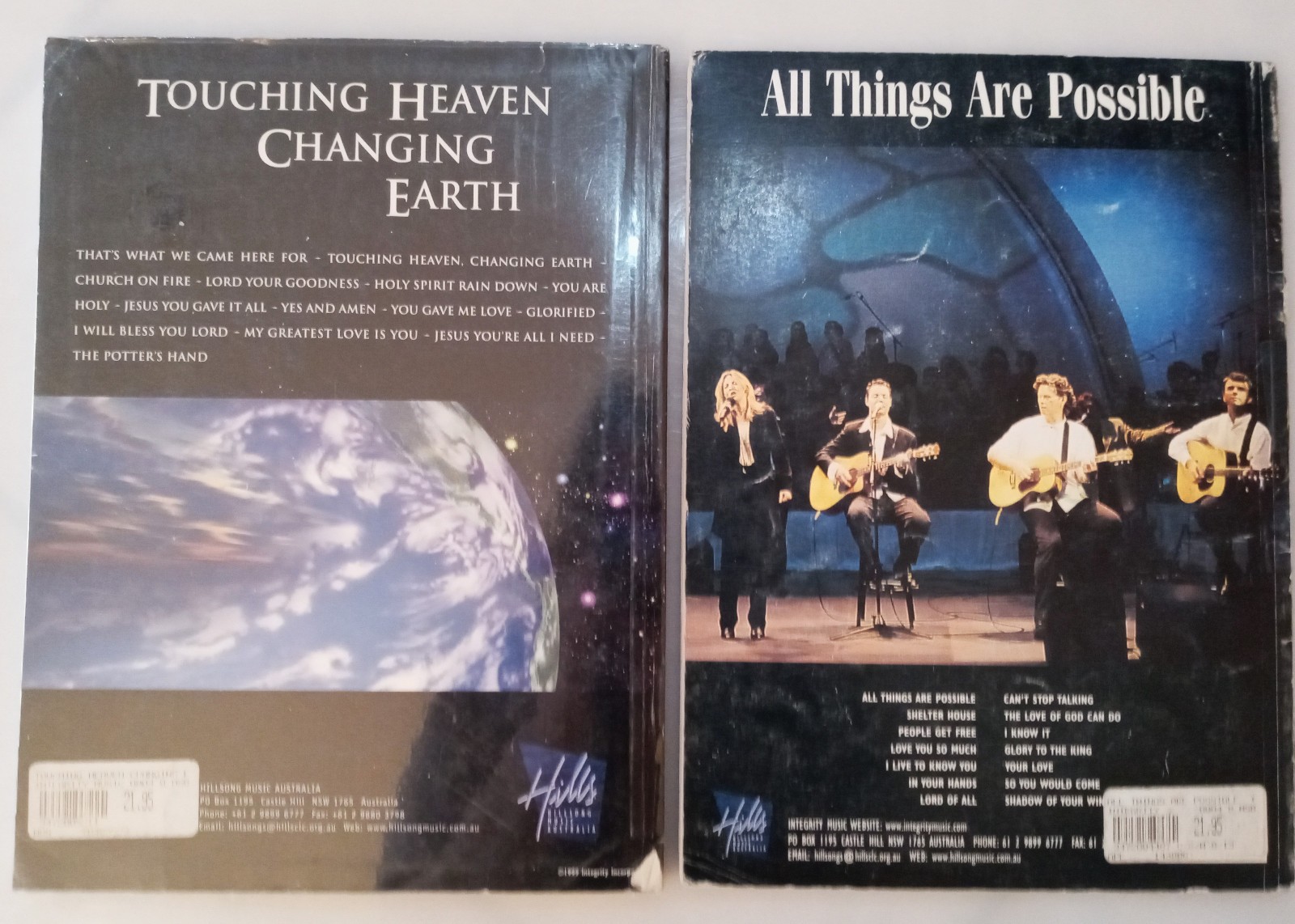 Lot of 4 Hillsong Music Song Books pre-owned VG