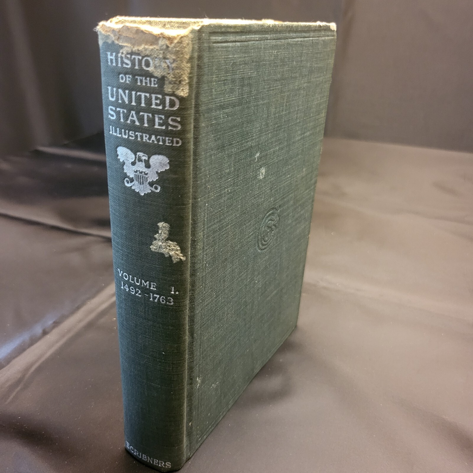 1895 Antique Scribners History Of The United States E Ben Andrews 1492-1763 Vol1