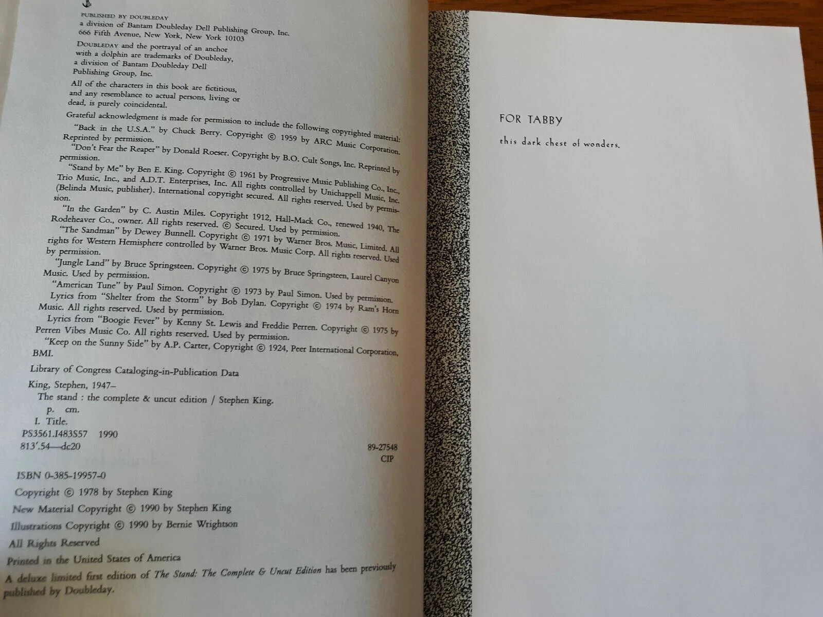 Stephen King Library The Stand 1990