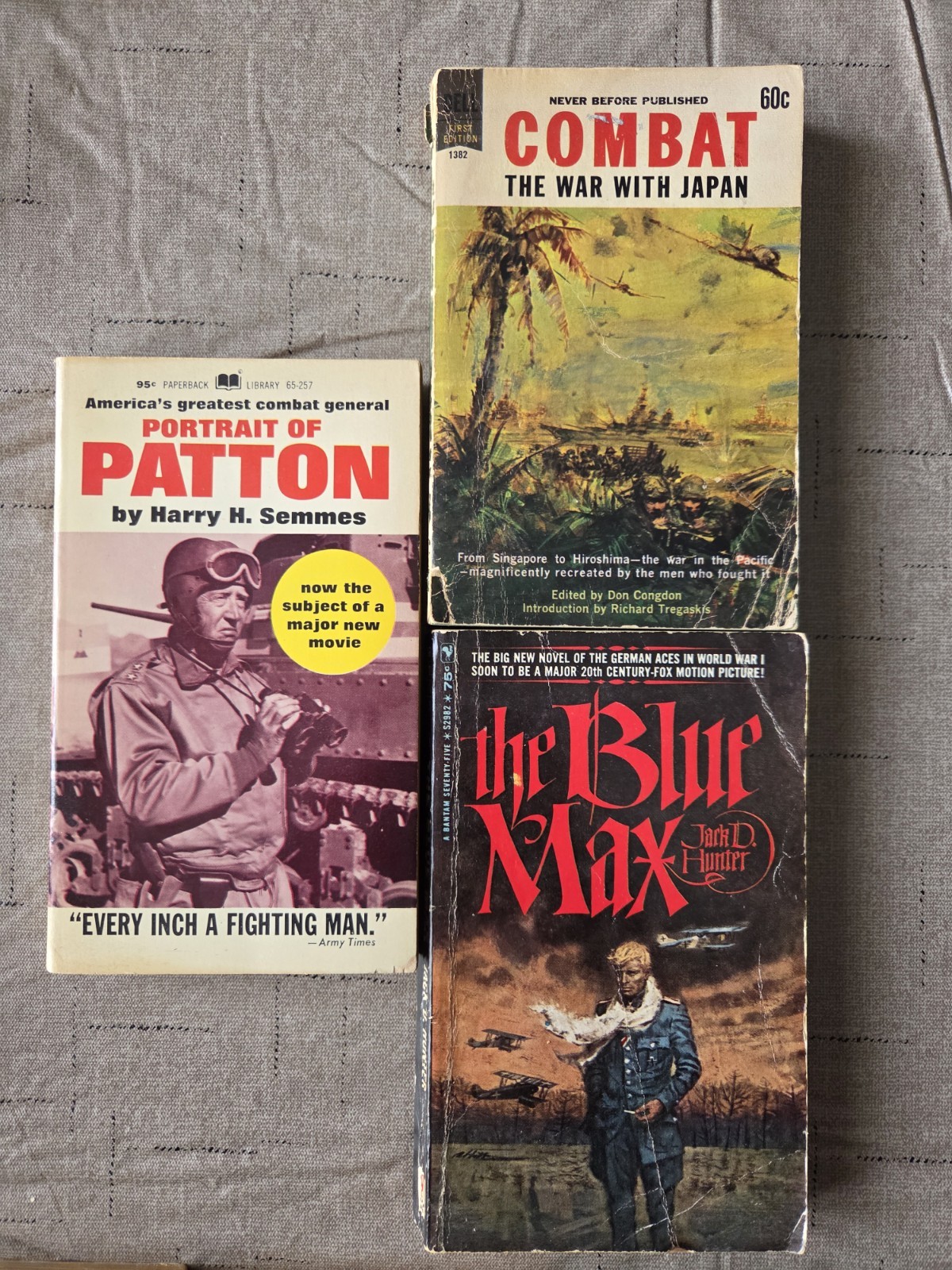 Vintage 1938-75 Lot of 19 Mostly Military Paperback Books