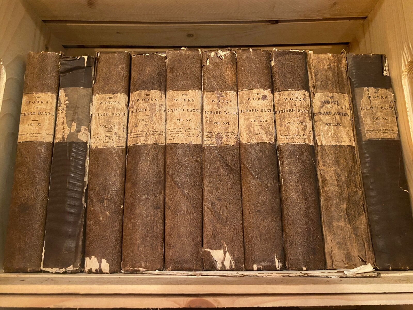 The Practical Works of Richard Baxter (23 Volumes) RARE set PURITAN (1830)
