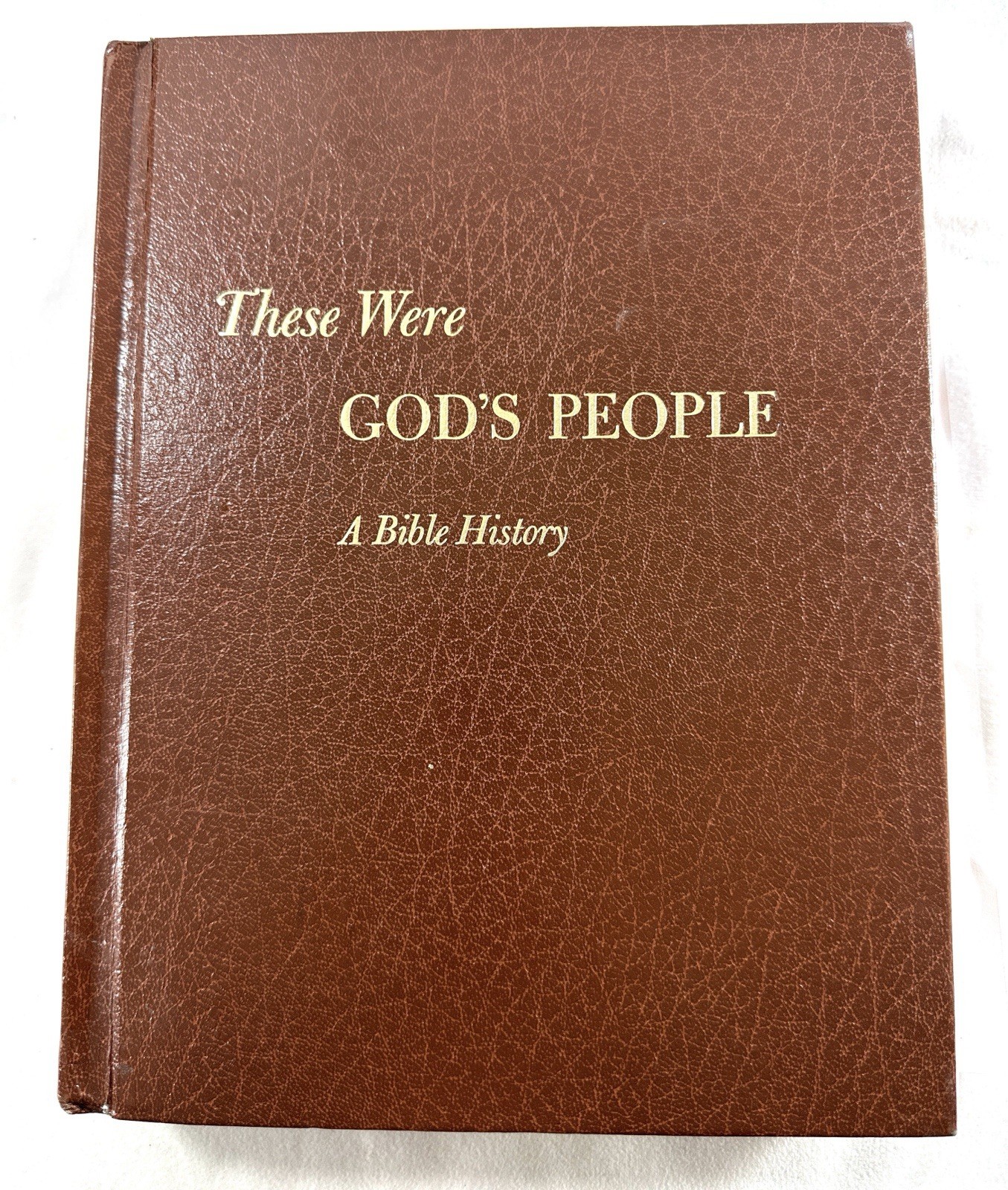 These Were God’s People A Bible History William C Martin 1966 Hardcover 506p