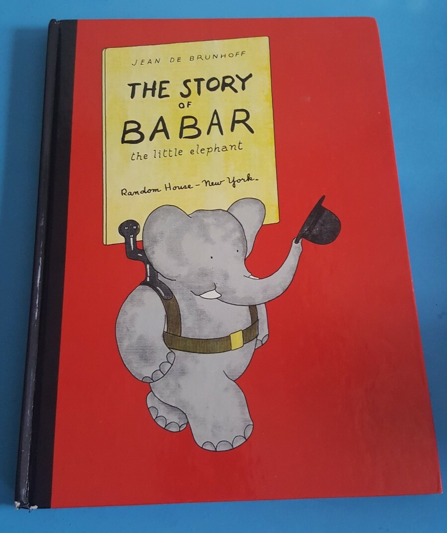 The Story Of Babar by Jean De Brunhoff Random House 1961 HC Children’s Book VG