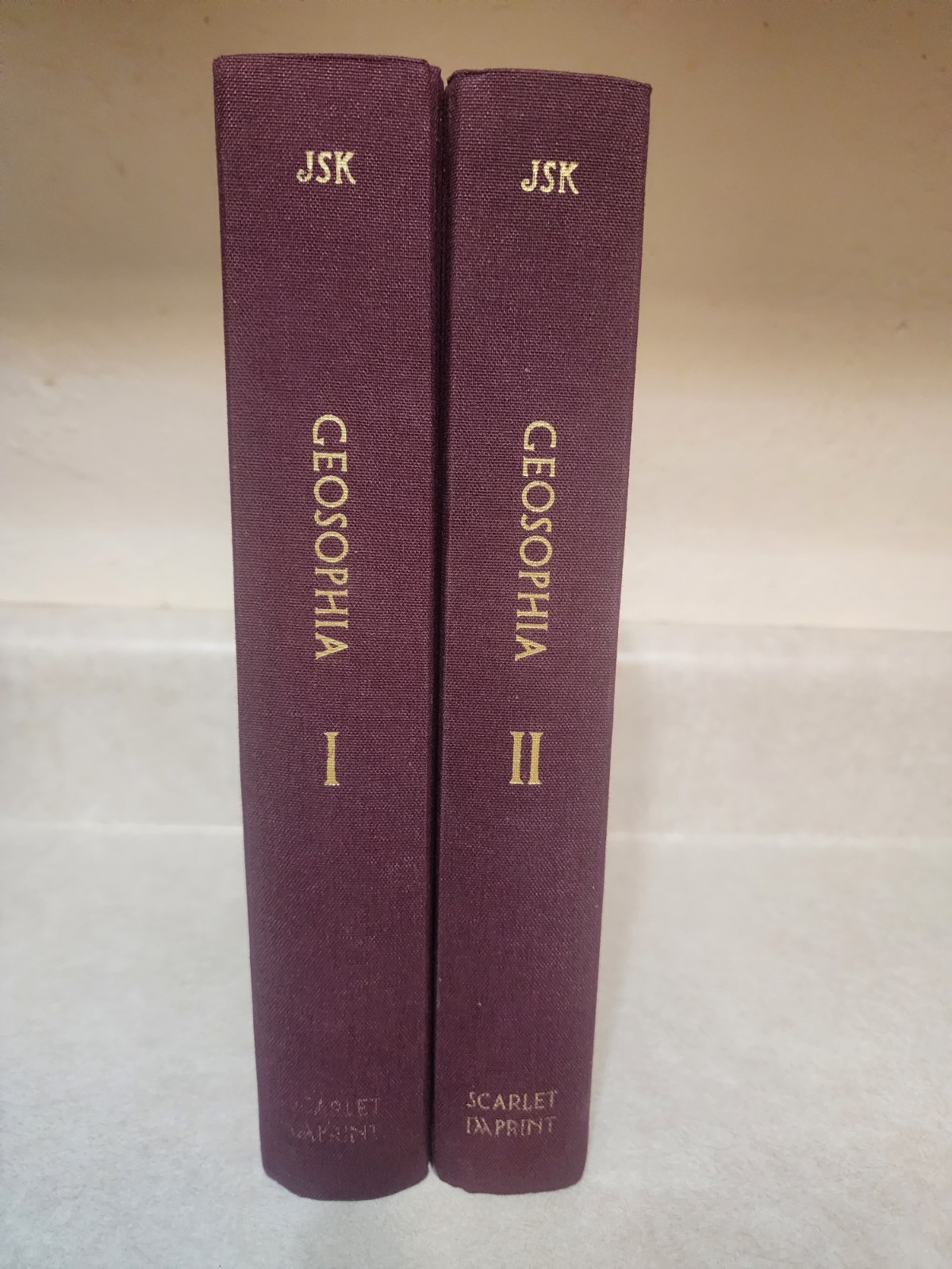 GEOSOPHIA Jake Stratton Kent LIMITED #412 1st Edition OCCULT Scarlet MAGIC Set