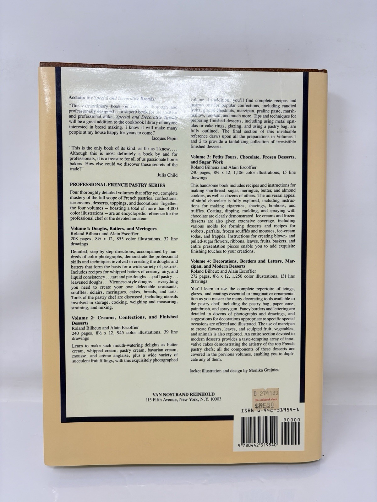 „Special and Decorative Breads“ Bilheux & Escoffier et al. (1989) Baking HCDJ