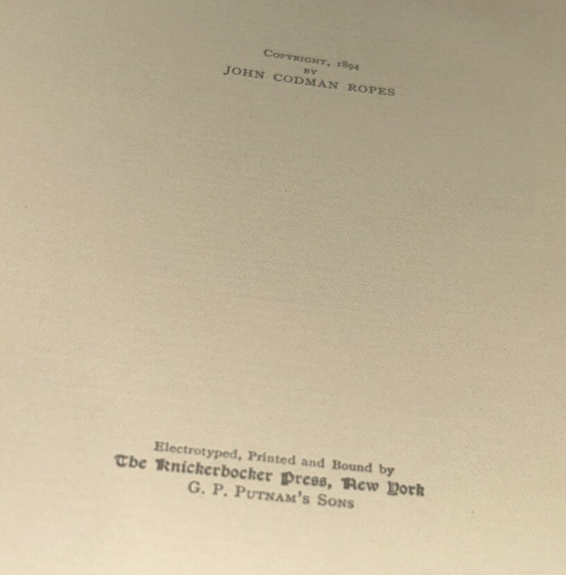 The Story of The Civil War Part I To The Opening Of The Campaign Of 1862 Ropes