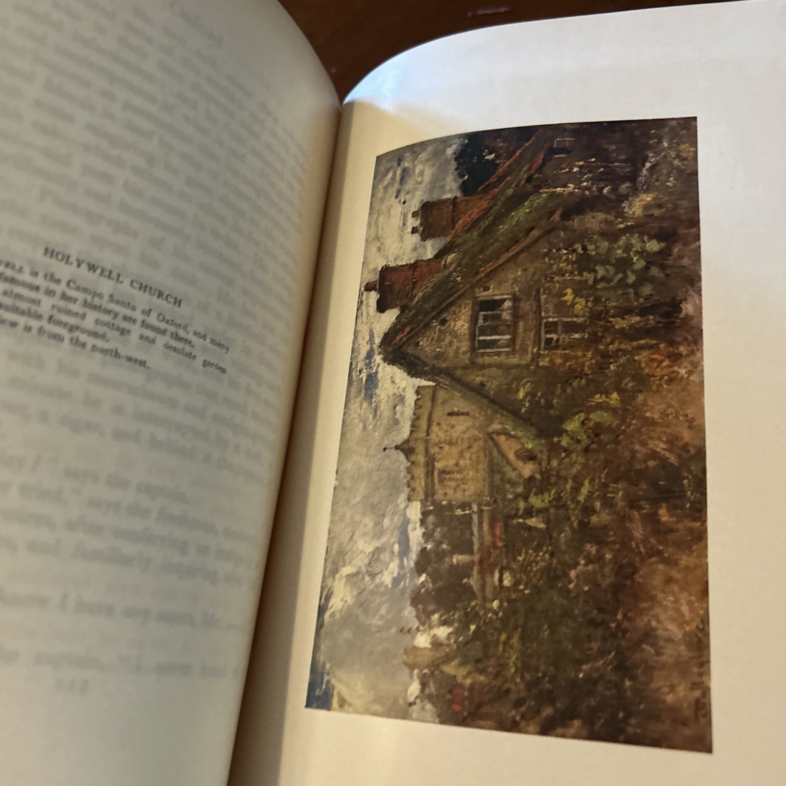 THOMAS, EDWARD (1878-1917) Oxford: painted by John Fulleylove HC 1st Ed 1903