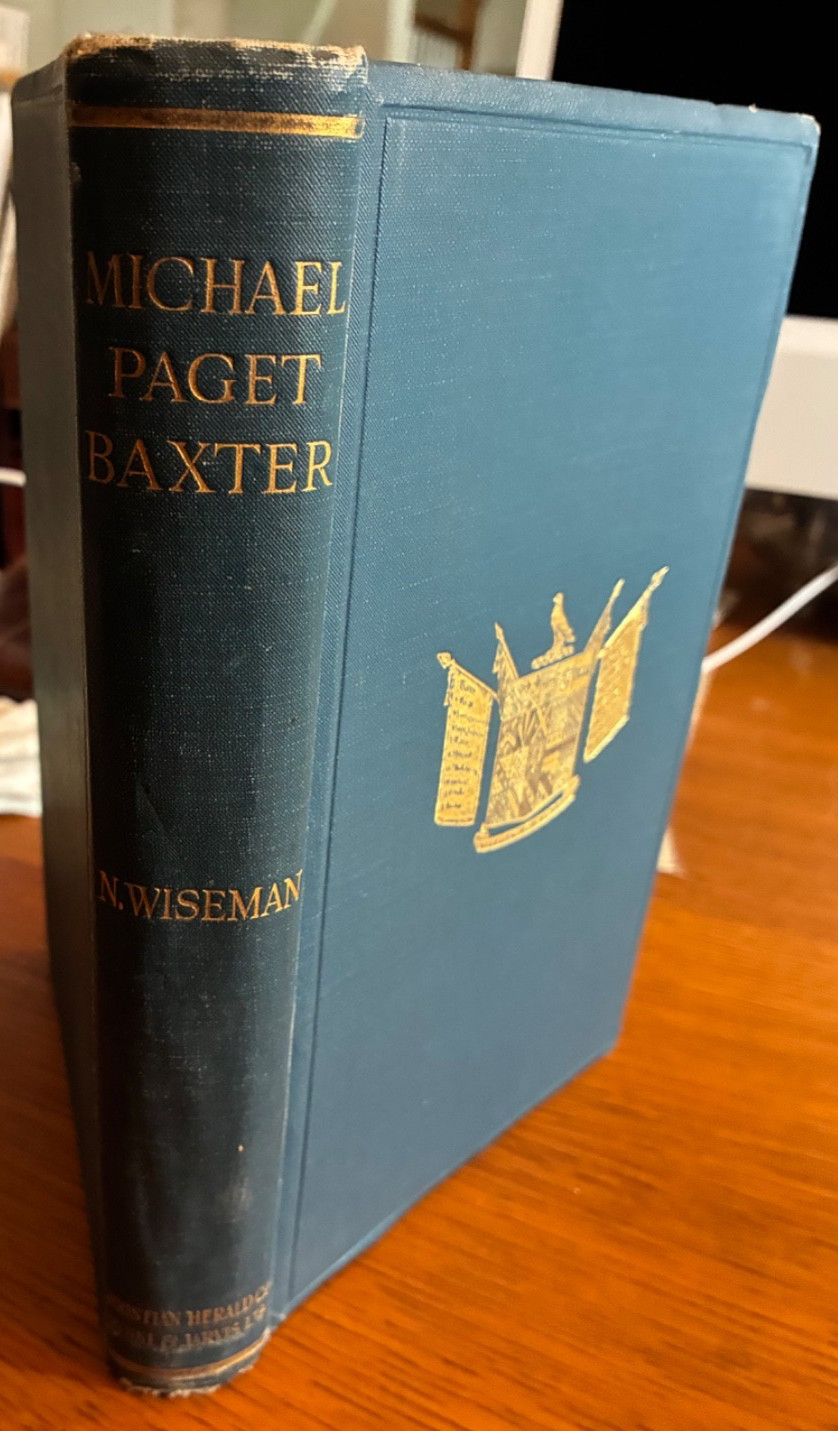 Edward Irving, 1923, Michael Paget Baxter, Prophecy, Biography, Ornate Cover