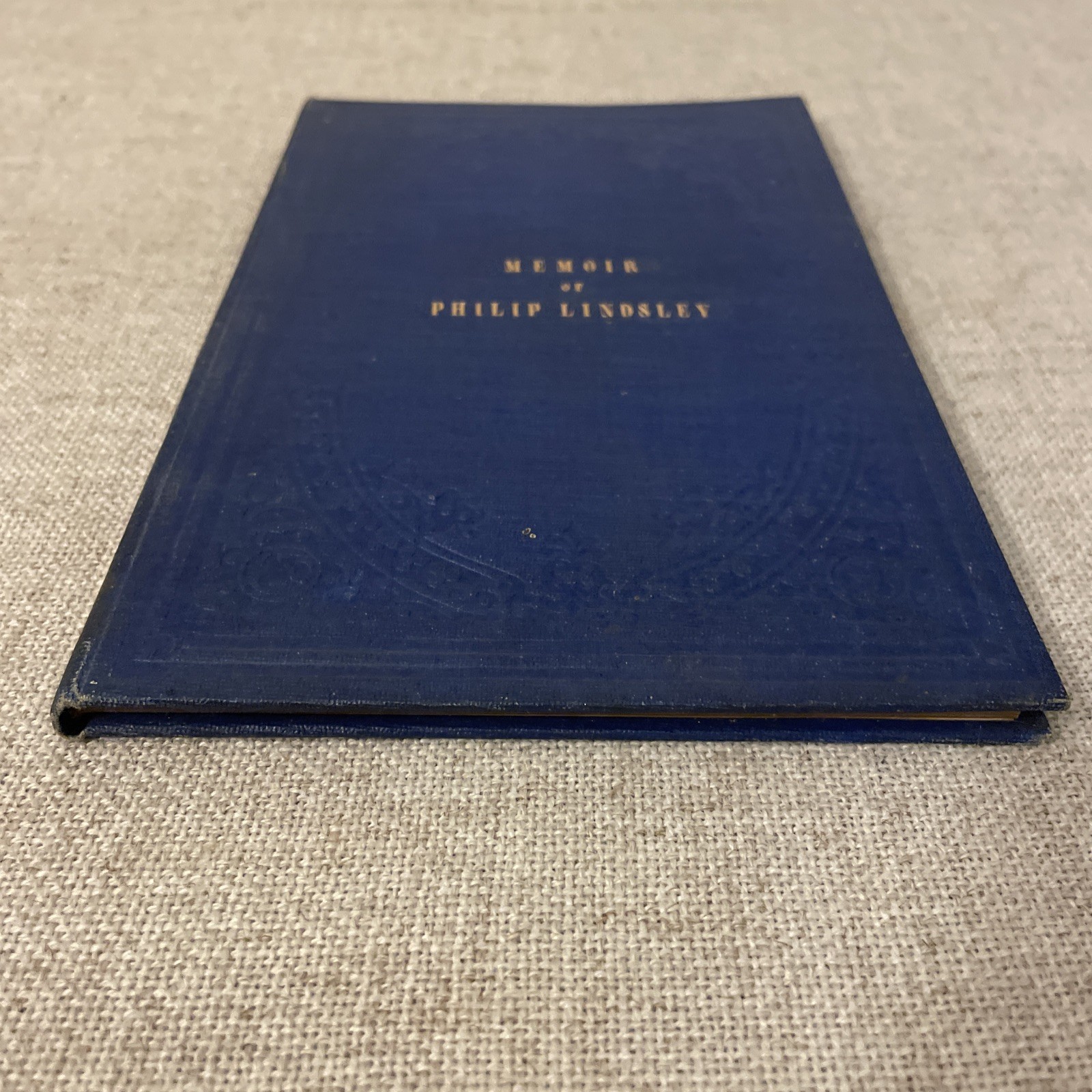 Memoir Of Philip Lindsley By Leroy J. Halsey 1859 Hardcover