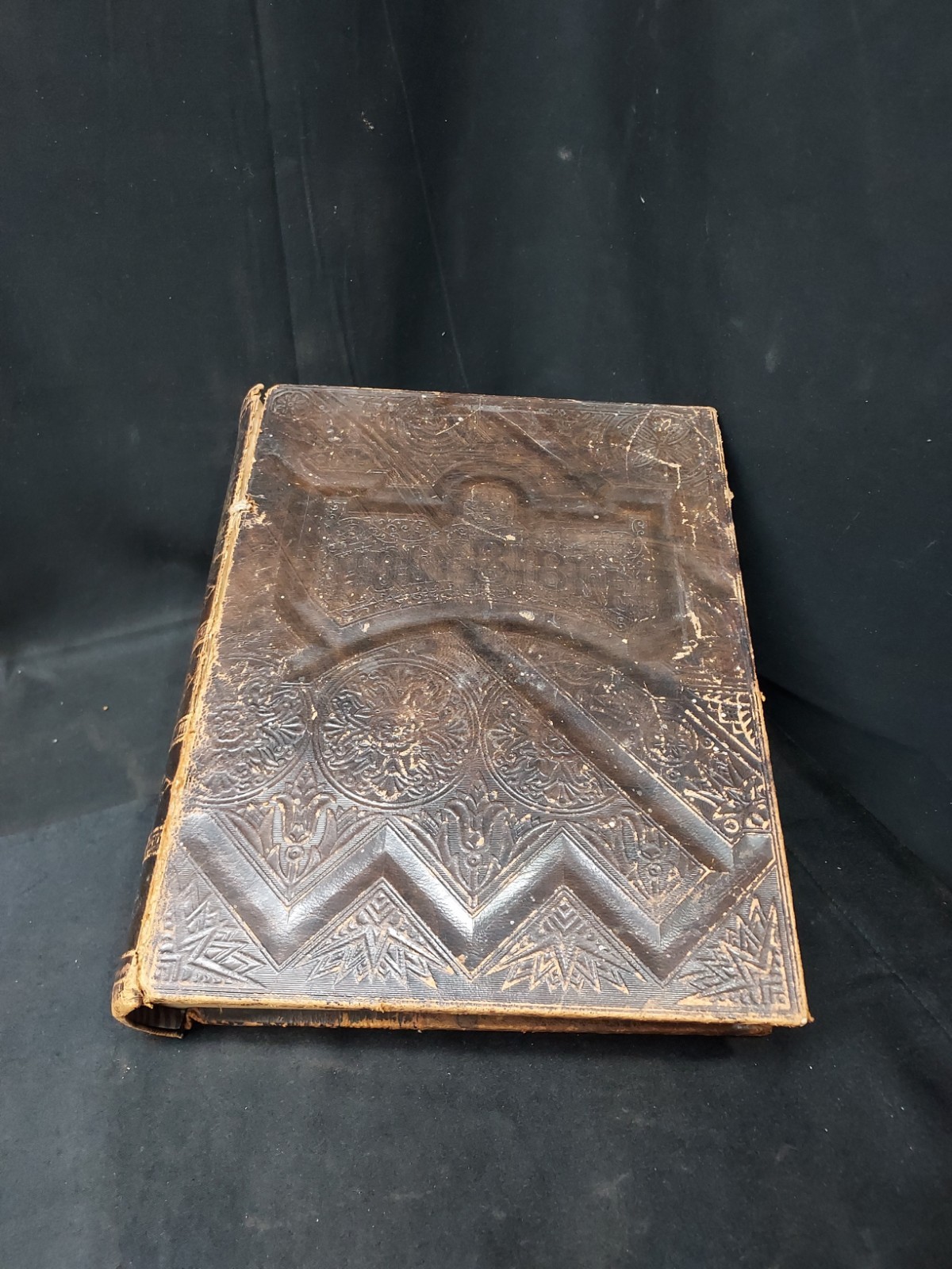 1884 BROWN FAMILY Large HOLY BIBLE Births Deaths – Stewartstown Pittsburg NH