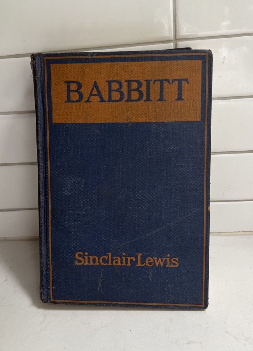 Babbitt by Sinclair Lewis HC First 1st Edition 1922 Harcourt Brace & Co Ed.