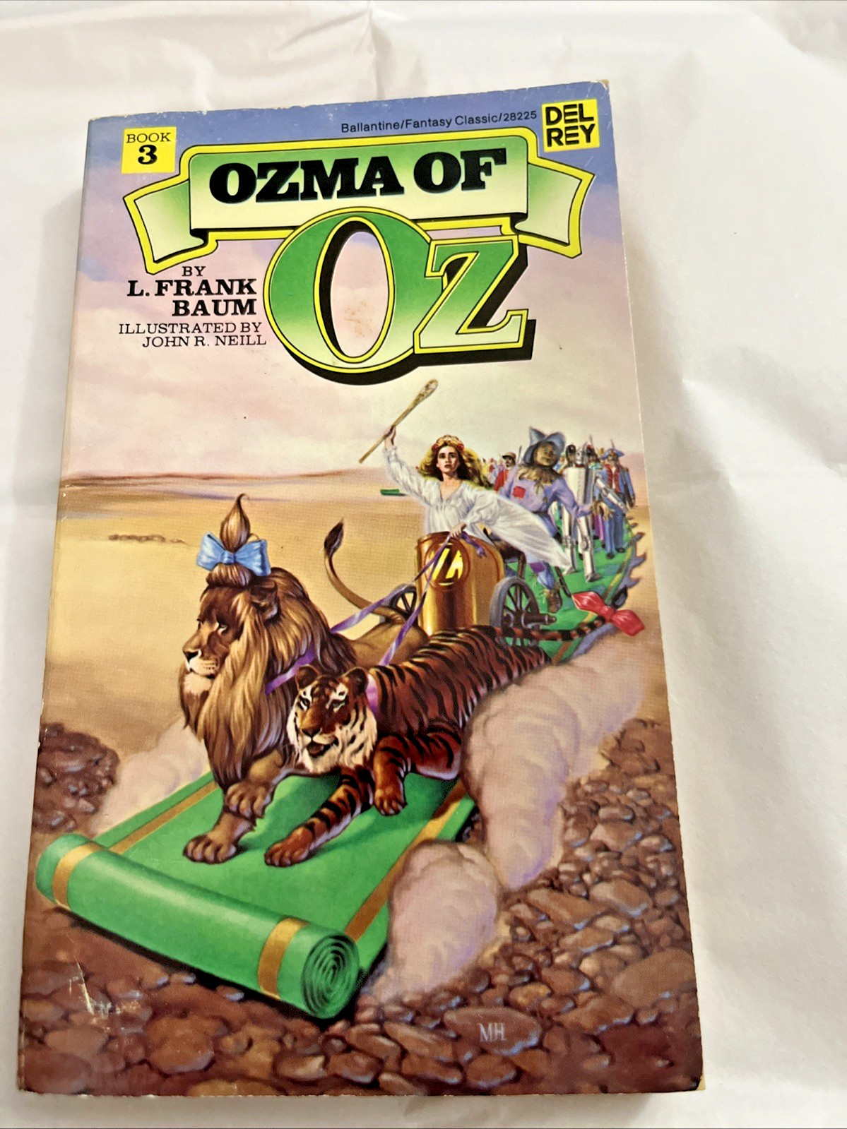 VTG, Ozma of Oz. Book 3 of Wizard of Oz Series, Softcover Book,