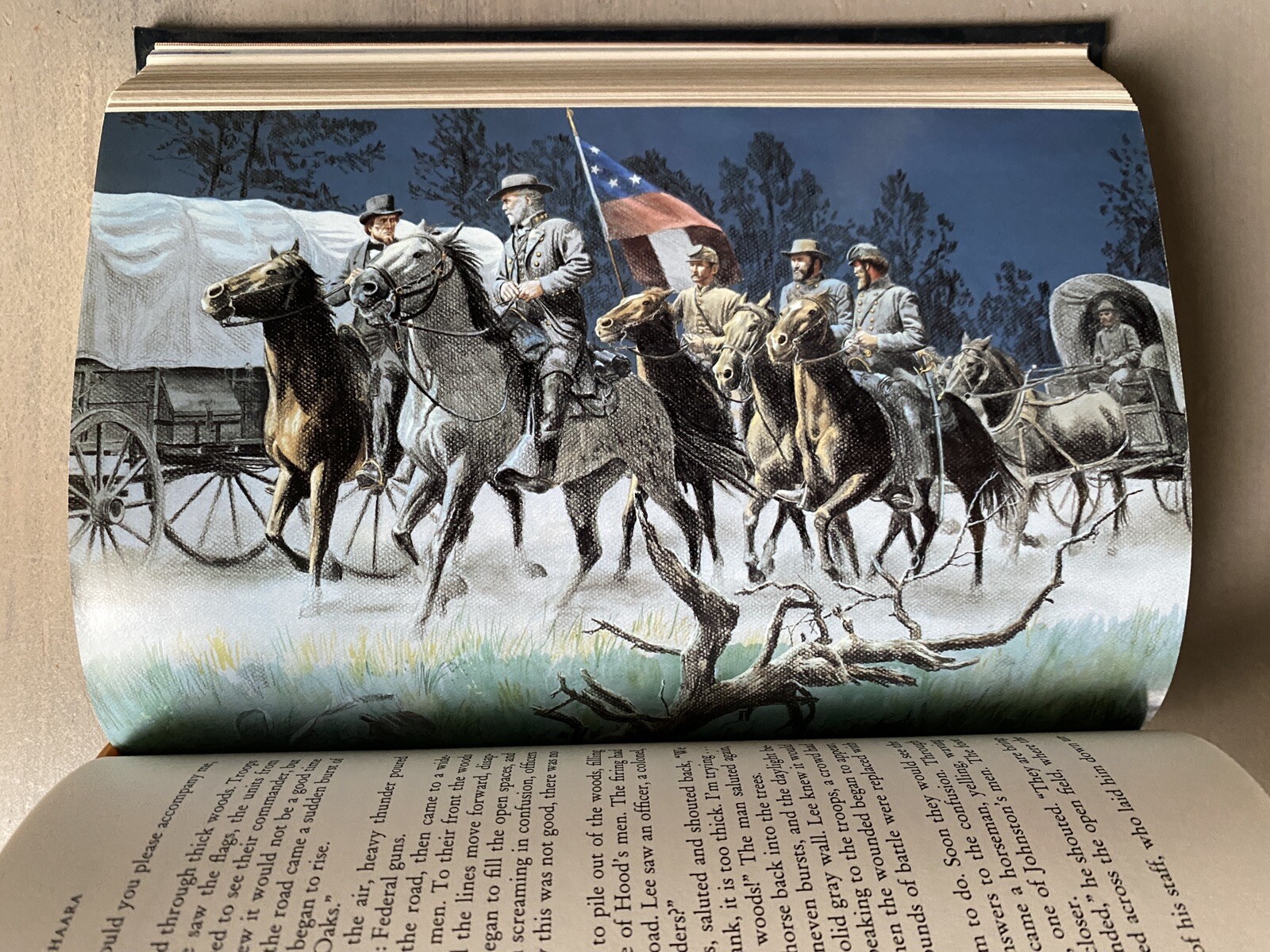 Gods & Generals by Jeff Shaara Illus. Mort Kuntsler Easton Press Signed COA RARE