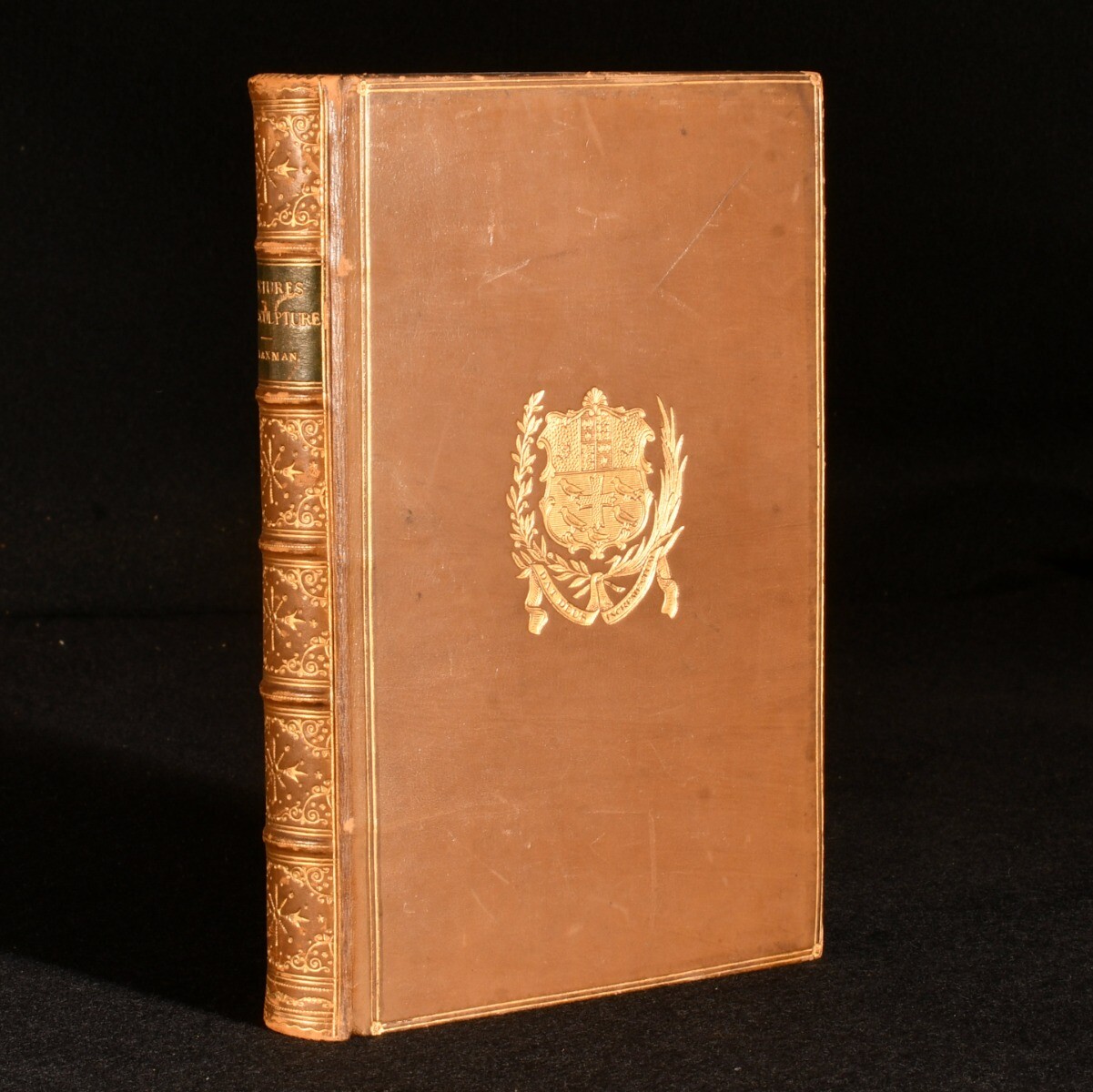 1881 Lecture on Sculpture John Flaxman New Edition Illustrated Leather Binding