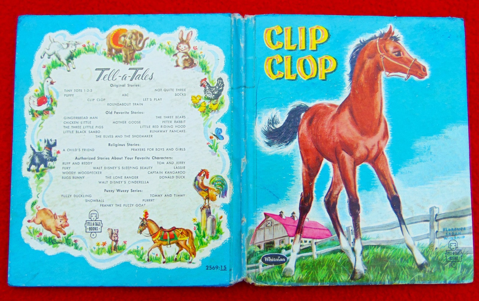 VINTAGE 1958 „CLIP CLOP“ CHILDREN’S BOOK~ WHITMAN PUBLISHING CO. ~ By Nancy Hoag