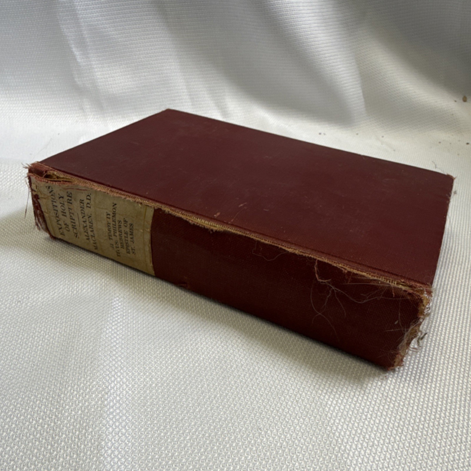 Alexander Maclaren WM. B. Eerdmans Second Timothy Titus Hebrews Hardcover 1932