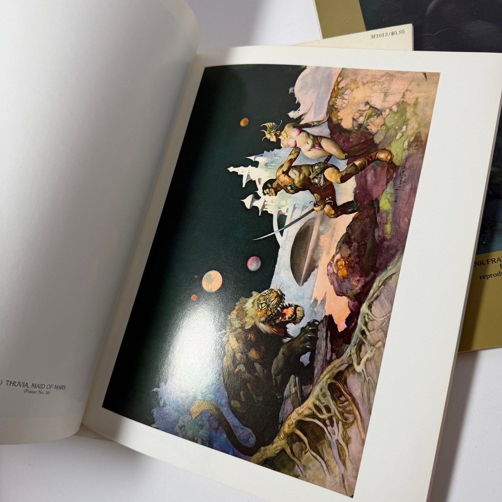 The Fantastic Art Of Frank Frazetta Vintage Books 1 2 & 4 Art Book Set Used