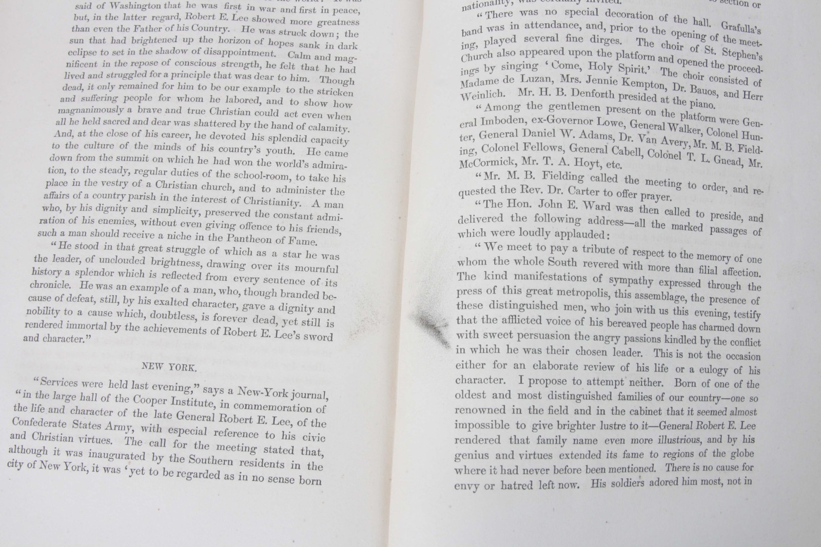 1871 A LIFE OF GEN. ROBERT E. LEE John Esten Cooke CIVIL WAR covers worn AS IS