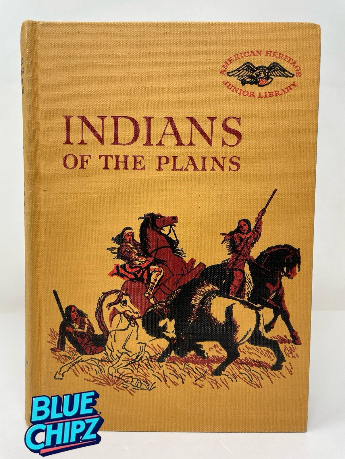 American Heritage Junior Library Indians of the Plains 1sHC 1960 Native American