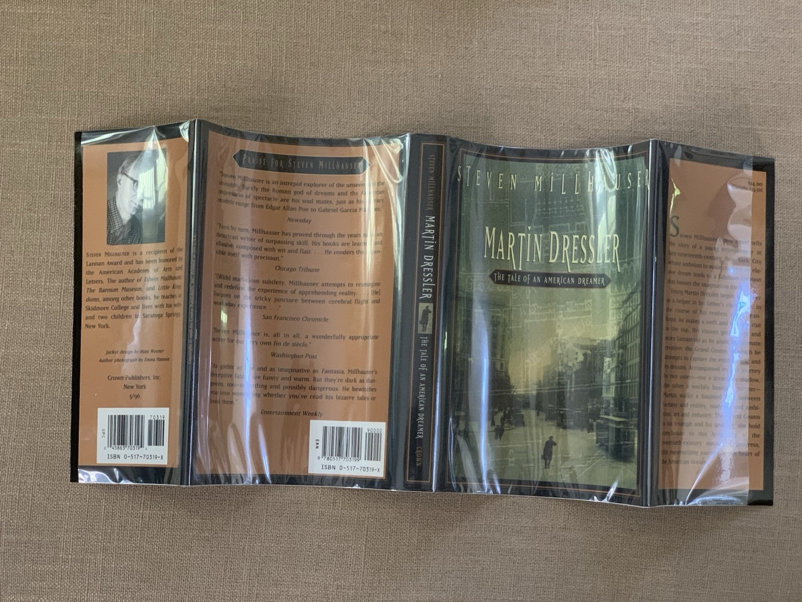 MARTIN DRESSLER by Steven Millhauser. First Edition Hardcover. Fine in Fine DJ.